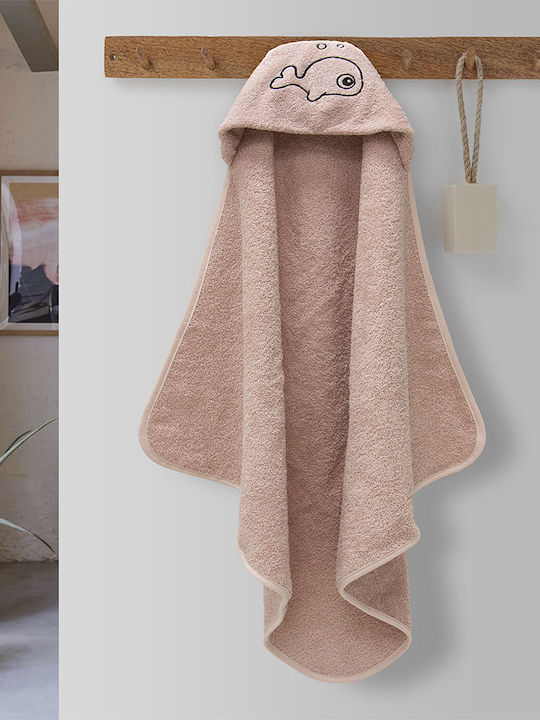 Lino Home Βρεφική Κάπα-Μπουρνούζι με Κουκούλα 75x75εκ. Lino Home Βρεφική Κάπα-Μπουρνούζι με Κουκούλα 75x75εκ.