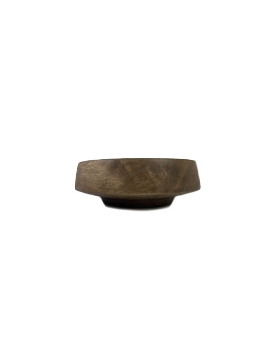 Nakaro Wood Serving Bowl Round Wooden with Diameter 12cm