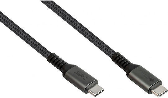 3M USB 2.0 Kabel USB-C Männlich - USB-C 240W PD Grau 3m ST-ST