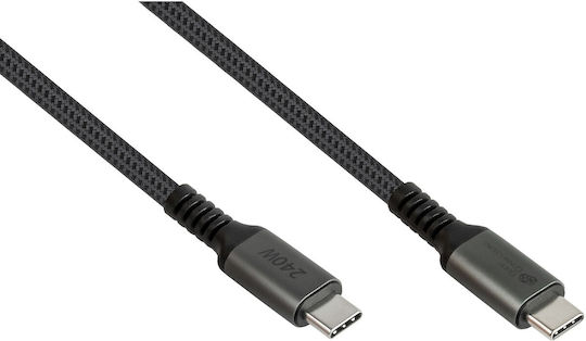 Digitus USB 2.0 Cable USB-C Male - USB-C 240W PD Gray 1m
