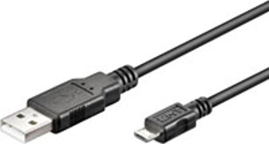 Goobay Regulär USB 2.0 auf Micro-USB-Kabel Schwarz 1m (GM-700556) 1Stück