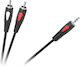 3.5mm Jack Cable - 2x RCA Male Black 1.8m