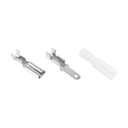 2,8 mm Steckerset + Hülsen 200 Stk E5938