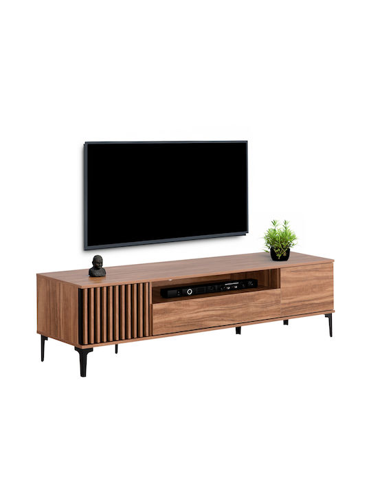 TV Stand Harry Natural Wood-Black L40xD47xH200cm