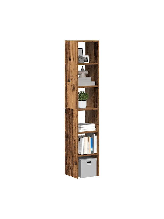 Bookcases Coffee 2pcs 30x30x80cm