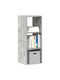 Shelf Floor Grey 30x30x80cm