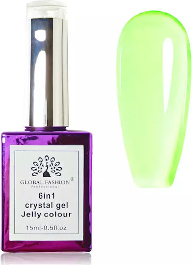 Global Fashion Bauherren-Gel Falsche Nagelgel Grün 15ml