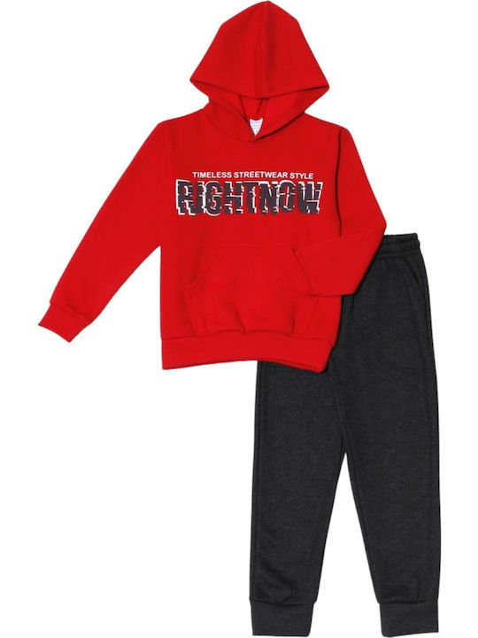 Kinder Sweatpants Set - Jogginganzug Rot 2Stück