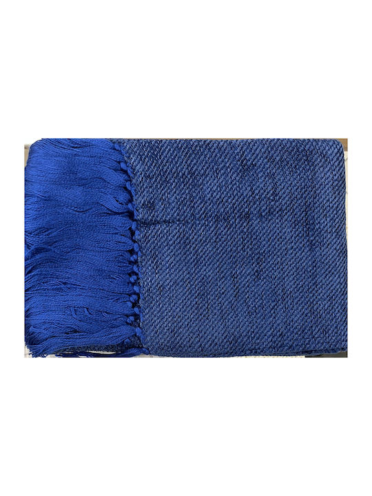 OikosHomeware Armchair Throw 130x170cm Blue