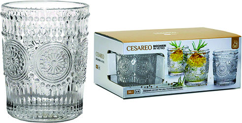 General Trade Set Glass Water Glasses 300ml 6 Pieces