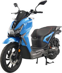 Omax Elektrisches Motorrad Reichweite 75km Blau Farbe