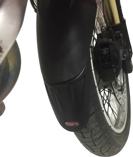 GP Kompozit Motorcycle Front Wheel Fender Black 1pcs