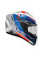 Yohe 987 G9F White/Blue Κράνος Μηχανής Full Face ECE 22.06 1480gr