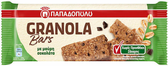 Papadopoulou Energy Bar with Nuts and Dark Chocolate No Added Sugar 42g