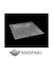 Servierplatte Quadratisch Glas Gray 30x30cm 1Stück