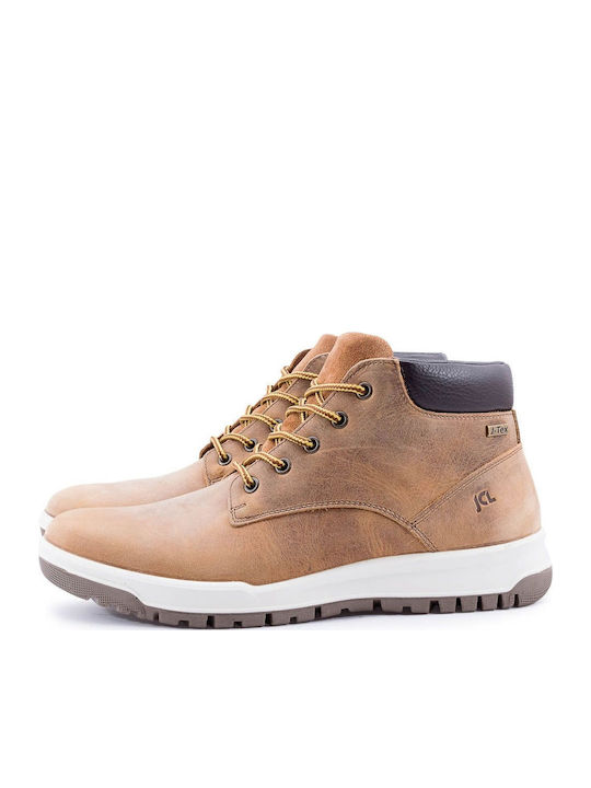 Jacalu 4255 Leder Braun Chelsea Stiefeletten