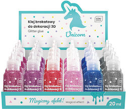 interDRUK Lipici Glitter Roșu 20ml