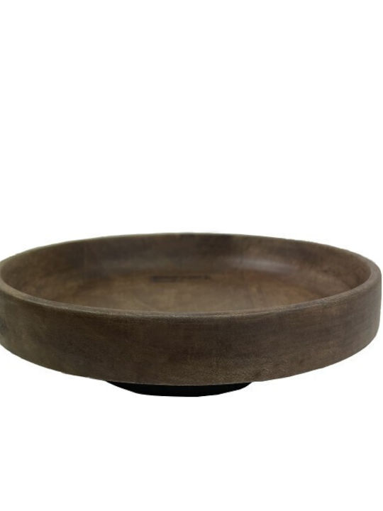 Nakaro Wood Wooden Salad Bowl Brown 17x17cm