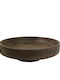 Nakaro Wood Wooden Salad Bowl Brown 17x17cm