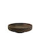 Nakaro Wood Wooden Salad Bowl Brown 22.5x22.5cm