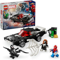 LEGO Spider-Man Spider-Man vs. Venom Muscle Car για 7+ Ετών 254τμχ