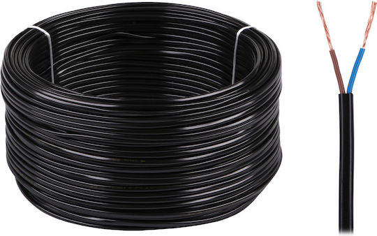 Cablu electric Omyp 2x0.75 300/300v Negru