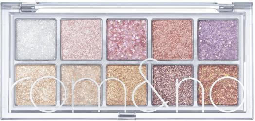 Rom&nd Better Than Eye Shadow Palette Matte in Solid Form 00 Light & Glitter Garden 7.5gr