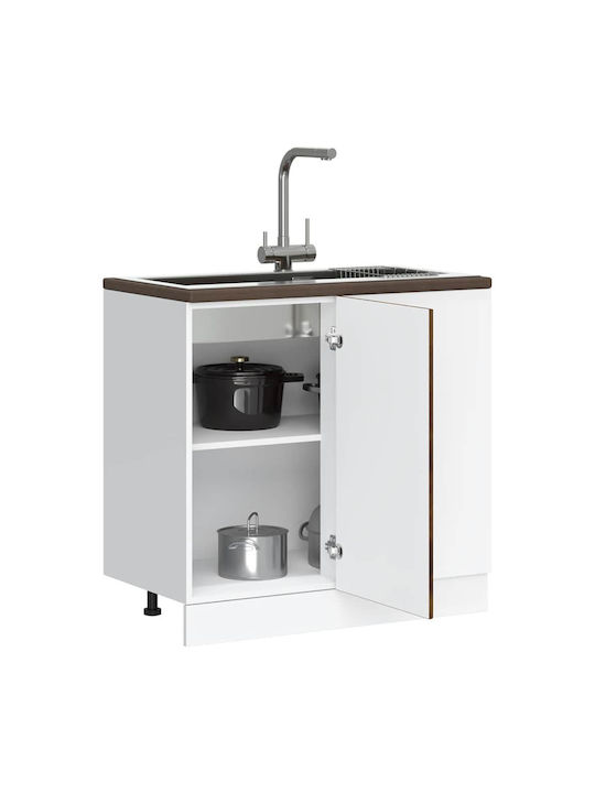 Sink Cabinet Coffee 80x46x81.5pcs