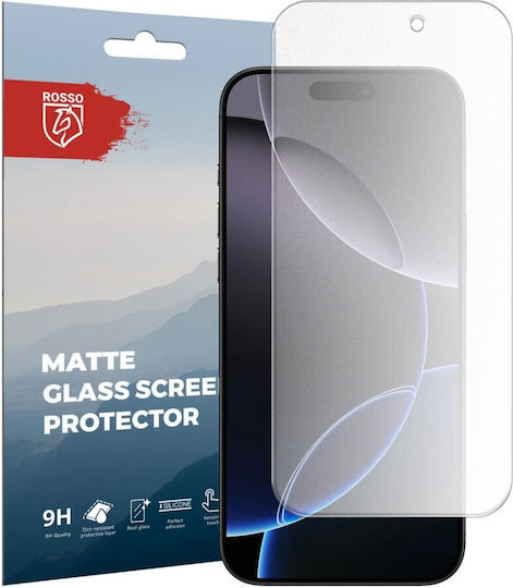 Rosso Ματ Tempered Glass (iPhone 16 Pro Max)