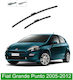 Front Wiper Blade Set Fiat Grande Punto 2005-2012 65cm 37cm Bosch Aerotwin 3398000163 26" & 15" 2 Pieces