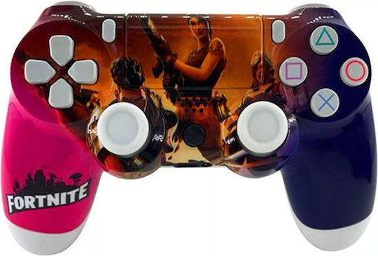 Double-motor Wireless Gamepad pentru PS4 Fortnite Red
