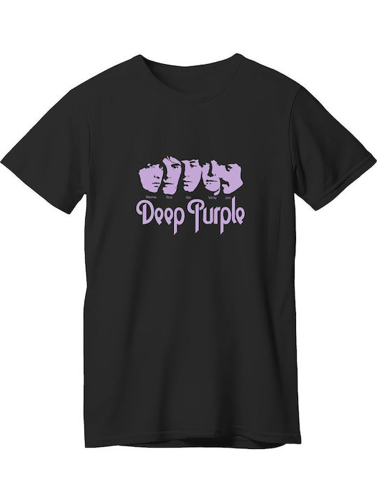 Tricou Deep Purple Art1 Rock Avenue Negru