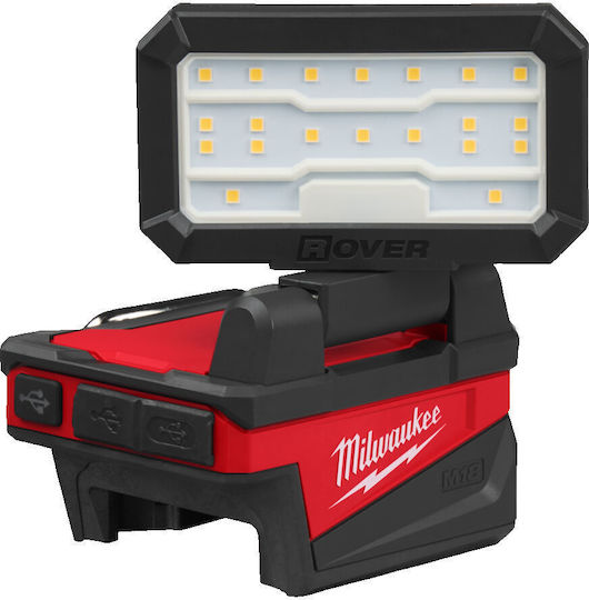 Milwaukee Φακός Συνεργείου Μπαταρίας LED IP54 με Φωτεινότητα έως 1lm