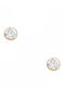 Polytimo Earrings made of Gold 14K with Stones