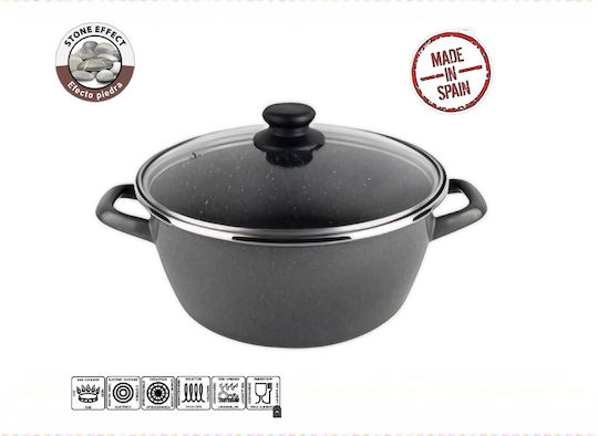 Vitrinor Βαθιά Ανοξείδωτη Κατσαρόλα 22cm