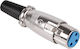 Weiblicher Mikrofonstecker