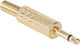 Conector Jack Mono 3.5mm Auriu