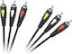 3RCA към 3RCA кабел 3.0м Cabletech Eco-line