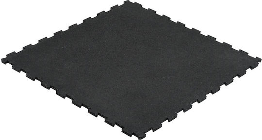 Boden Bodenbelag für Turnhallengeräte Fitnessstudio Schwarz 100x100x1.5cm 1Stück