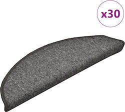 Vidaxl Стълбищни постелки 30 броя тъмно сиви 56...