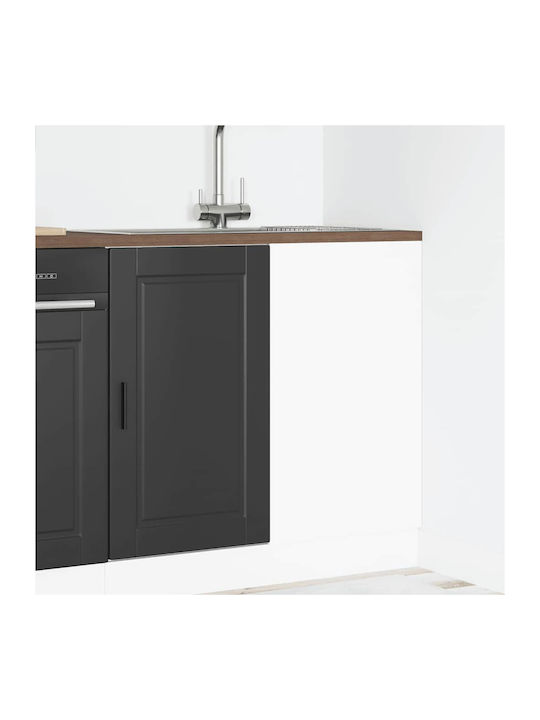 Eckschrank Boden Black 86x46x81.5Stück