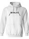 Hoodie Metallica Logo Art Rock Avenue White