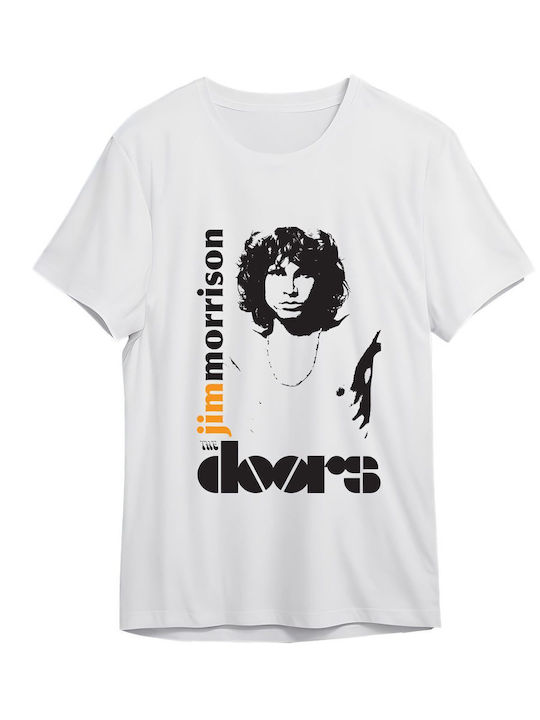 Tricou Doors Jim Morrison Rock Avenue Alb