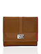 Small Leather Women's Wallet Classic with RFID Tabac Brown