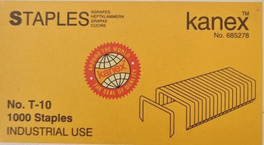 Kanex Ανταλλακτικά Καρφωτικού 1000 Τμχ T-10 685278