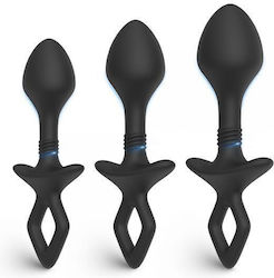 S-Hande Anal Plug Black 3pcs S-Hande Anal Plug Black 3pcs