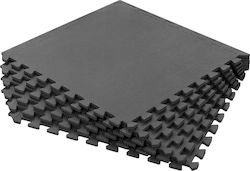 Δάπεδα Παζλ Γυμναστηρίου 180x120cm 6τμχ Μαύρα Δάπεδα Παζλ Γυμναστηρίου 180x120cm 6τμχ Μαύρα