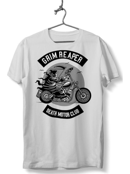 Death Motorcycle Club Pop Culture White T-shirt