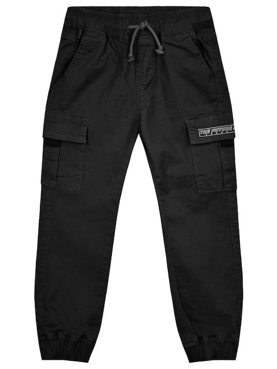 Energiers Kids' Cargo Pants Anthracite