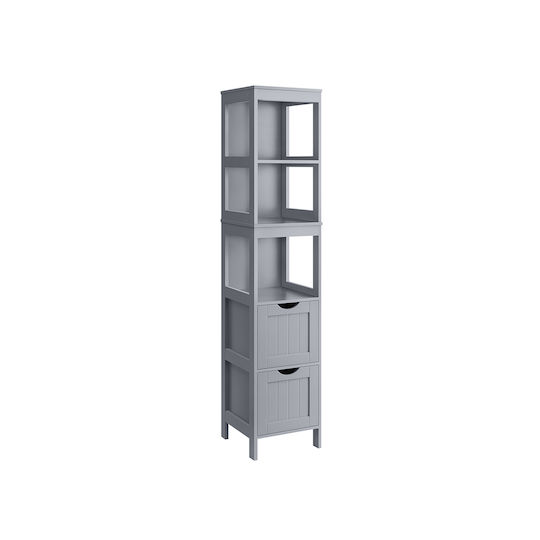 Vasagle BBC066G02 Στήλη Μπάνιου Δαπέδου 30x30x141.5cm Γκρι